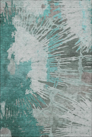 Piper Looms Mayfield Modern AMF645 Teal Machine Washable Area Rug main image