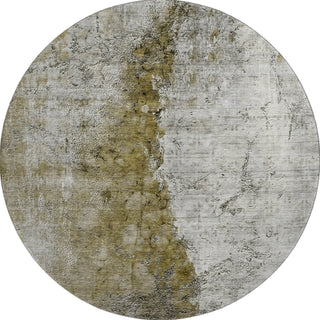 Piper Looms Mayfield Modern AMF646 Brown Machine Washable Area Rug Round Main Image