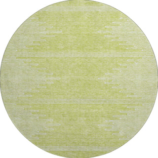 Piper Looms Mayfield Modern AMF647 Aloe Machine Washable Area Rug Round Main Image