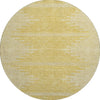 Piper Looms Mayfield Modern AMF647 Gold Machine Washable Area Rug Round Main Image