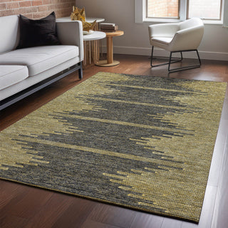Piper Looms Mayfield Modern AMF647 Graphite Machine Washable Area Rug Lifestyle Image Feature
