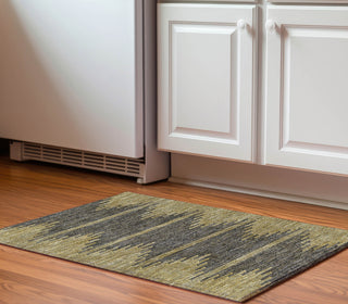 Piper Looms Mayfield Modern AMF647 Graphite Machine Washable Area Rug Scatter Lifestyle Image Feature