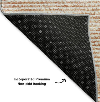 Piper Looms Mayfield Modern AMF647 Salmon Machine Washable Area Rug Backing Image