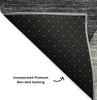 Piper Looms Mayfield Modern AMF648 Charcoal Machine Washable Area Rug Backing Image