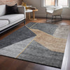Piper Looms Mayfield Modern AMF648 Charcoal Machine Washable Area Rug Lifestyle Image Feature