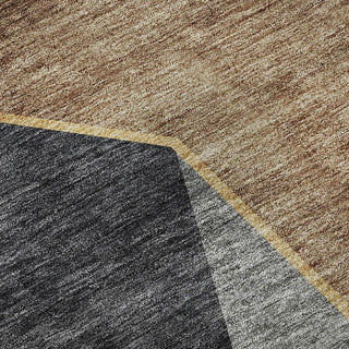 Piper Looms Mayfield Modern AMF648 Charcoal Machine Washable Area Rug Swatch Image