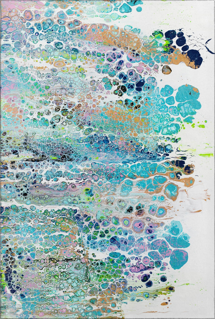 Piper Looms Mayfield Abstract AMF65 Mermaid Machine Washable Area Rug main image