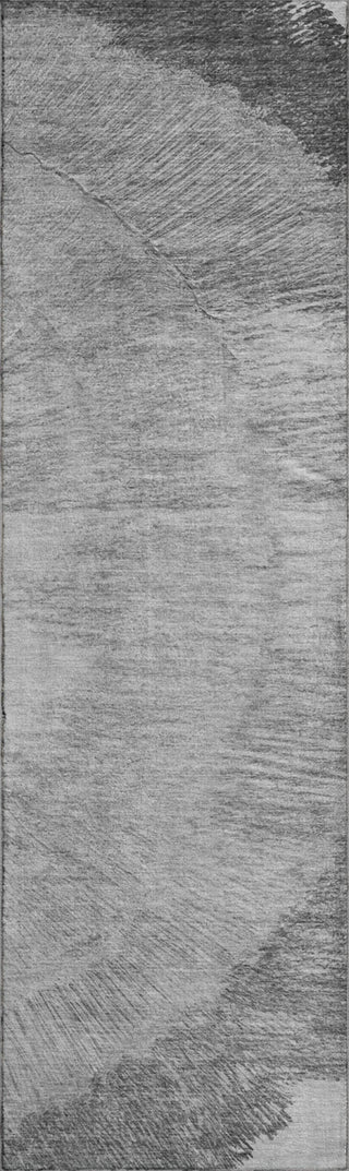 Piper Looms Mayfield Spiral AMF650 Gray Machine Washable Area Rug Runner Main Image