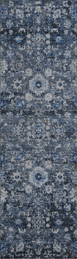Piper Looms Mayfield Oriental AMF651 Blue Machine Washable Area Rug Runner Main Image