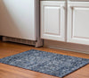 Piper Looms Mayfield Oriental AMF651 Blue Machine Washable Area Rug Scatter Lifestyle Image Feature