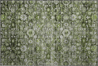 Piper Looms Mayfield Oriental AMF651 Green Machine Washable Area Rug Scatter Main Image