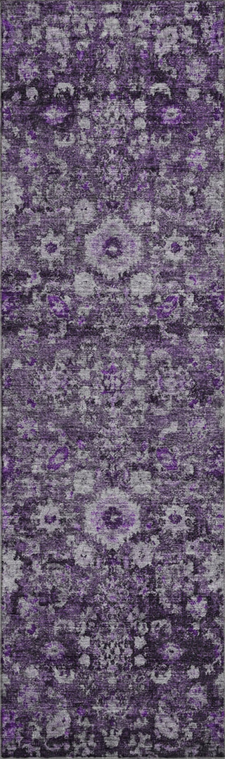 Piper Looms Mayfield Oriental AMF651 Purple Machine Washable Area Rug Runner Main Image
