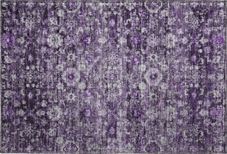 Piper Looms Mayfield Oriental AMF651 Purple Machine Washable Area Rug Scatter Main Image