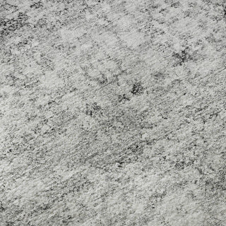 Piper Looms Mayfield Oriental AMF651 Silver Machine Washable Area Rug Swatch Image