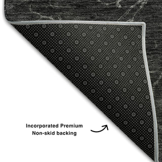 Piper Looms Mayfield Modern AMF652 Charcoal Machine Washable Area Rug Backing Image