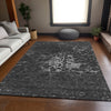 Piper Looms Mayfield Modern AMF652 Charcoal Machine Washable Area Rug Lifestyle Image Feature