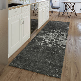 Piper Looms Mayfield Modern AMF652 Charcoal Machine Washable Area Rug Runner Lifestyle Image Feature