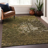 Piper Looms Mayfield Modern AMF652 Chocolate Machine Washable Area Rug Lifestyle Image Feature