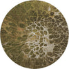Piper Looms Mayfield Modern AMF652 Chocolate Machine Washable Area Rug Round Main Image