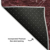 Piper Looms Mayfield Modern AMF652 Merlot Machine Washable Area Rug Backing Image