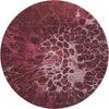Piper Looms Mayfield Modern AMF652 Merlot Machine Washable Area Rug Round Main Image