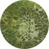 Piper Looms Mayfield Modern AMF652 Olive Machine Washable Area Rug Round Main Image