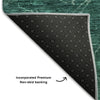 Piper Looms Mayfield Modern AMF652 Teal Machine Washable Area Rug Backing Image