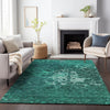 Piper Looms Mayfield Modern AMF652 Teal Machine Washable Area Rug Lifestyle Image Feature