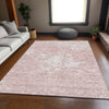 Piper Looms Mayfield Modern AMF653 Pink Machine Washable Area Rug Lifestyle Image Feature