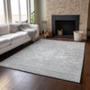 Piper Looms Mayfield Modern AMF653 Silver Machine Washable Area Rug Lifestyle Image Feature