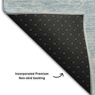 Piper Looms Mayfield Modern AMF653 Sky Machine Washable Area Rug Backing Image