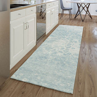 Piper Looms Mayfield Modern AMF653 Sky Machine Washable Area Rug Runner Lifestyle Image Feature