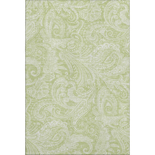 Piper Looms Mayfield Paisley AMF654 Aloe Machine Washable Area Rug main image
