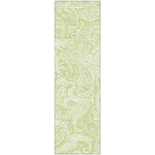 Piper Looms Mayfield Paisley AMF654 Aloe Machine Washable Area Rug Runner Main Image