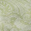 Piper Looms Mayfield Paisley AMF654 Aloe Machine Washable Area Rug Swatch Image