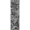 Piper Looms Mayfield Paisley AMF654 Black Machine Washable Area Rug Runner Main Image