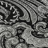 Piper Looms Mayfield Paisley AMF654 Black Machine Washable Area Rug Swatch Image