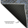 Piper Looms Mayfield Paisley AMF654 Charcoal Machine Washable Area Rug Backing Image