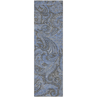 Piper Looms Mayfield Paisley AMF654 Charcoal Machine Washable Area Rug Runner Main Image