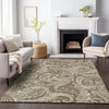 Piper Looms Mayfield Paisley AMF654 Chocolate Machine Washable Area Rug Lifestyle Image Feature