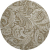 Piper Looms Mayfield Paisley AMF654 Chocolate Machine Washable Area Rug Round Main Image