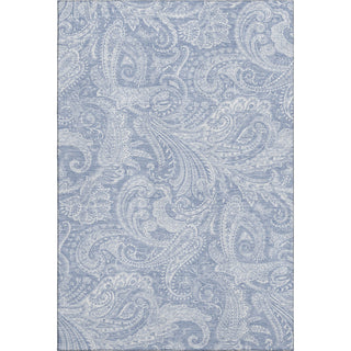 Piper Looms Mayfield Paisley AMF654 Denim Machine Washable Area Rug main image