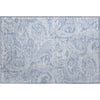 Piper Looms Mayfield Paisley AMF654 Denim Machine Washable Area Rug Scatter Main Image