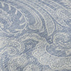 Piper Looms Mayfield Paisley AMF654 Denim Machine Washable Area Rug Swatch Image