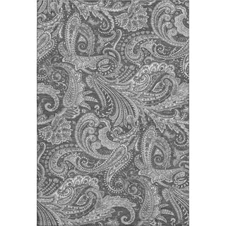 Piper Looms Mayfield Paisley AMF654 Gray Machine Washable Area Rug main image