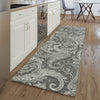 Piper Looms Mayfield Paisley AMF654 Gray Machine Washable Area Rug Runner Lifestyle Image Feature