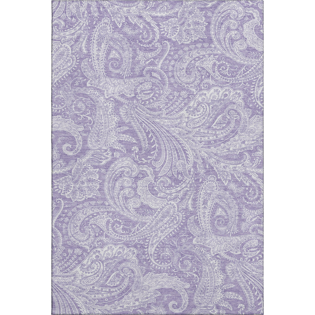 Piper Looms Mayfield Paisley AMF654 Lavender Machine Washable Area Rug main image