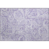 Piper Looms Mayfield Paisley AMF654 Lavender Machine Washable Area Rug Scatter Main Image