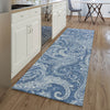 Piper Looms Mayfield Paisley AMF654 Navy Machine Washable Area Rug Runner Lifestyle Image Feature