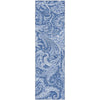 Piper Looms Mayfield Paisley AMF654 Navy Machine Washable Area Rug Runner Main Image